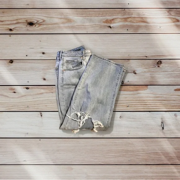 Wide Leg Wild Fable Jean Summer Staple Jean Intentionally Destroyed Super Comfy - Picture 9 of 13